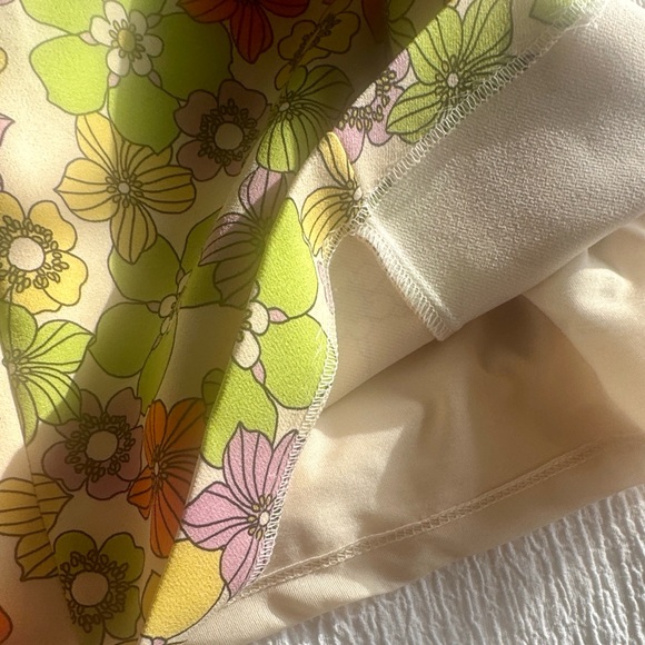 Zara Floral Print Dress with Spaghetti Straps - Picture 7 of 7